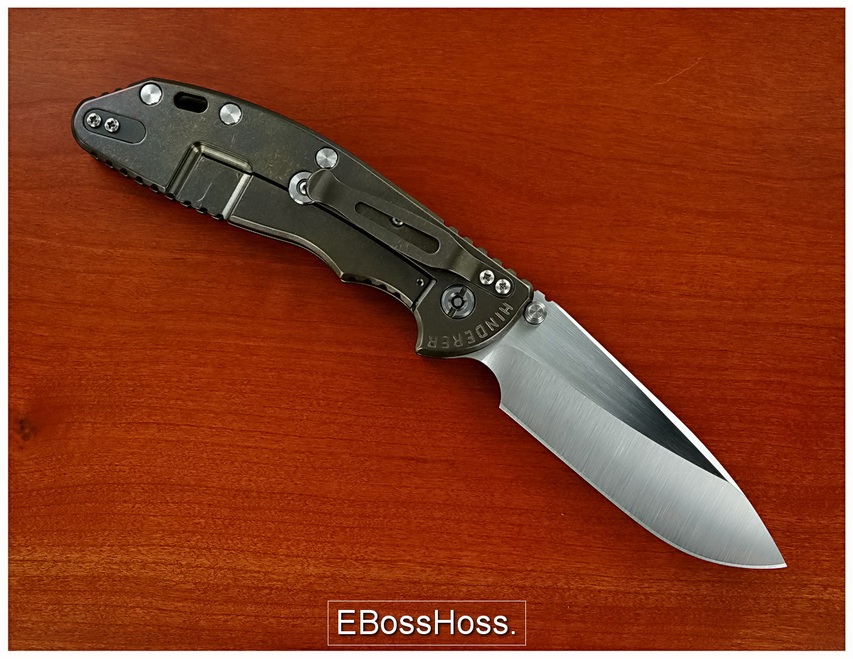 Rick Hinderer Custom XM24 Slicergrind EBossHoss Knives
